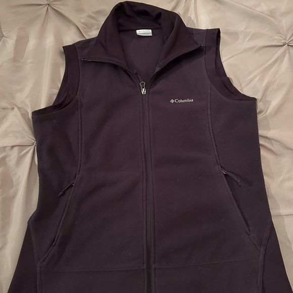 Columbia Women’s Fleece Vest • Deep Plum • Size XL - Picture 6 of 6